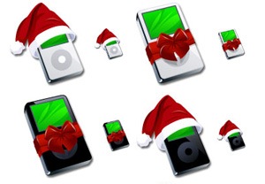 Рождественские iPod иконки