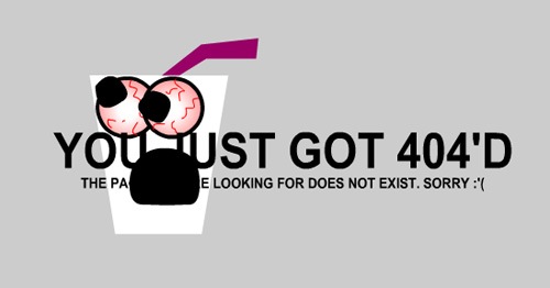Забавная страница ошибки 404
