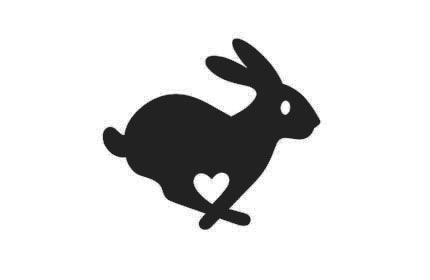 лого в виде кролика
