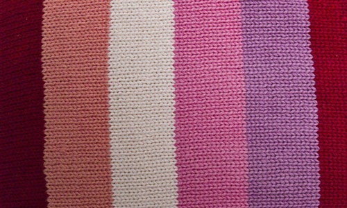 Текстура вязанной ткани в полоску