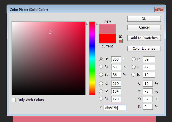 Selecting color