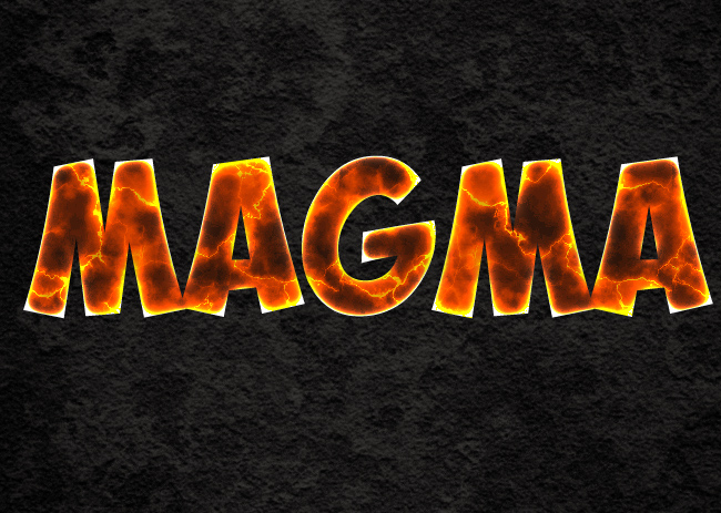 magma layer style in photoshop